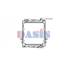 290006N AKS DASIS Радиатор, охлаждение двигателя