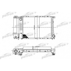 PRS3400 PATRON Радиатор, охлаждение двигателя