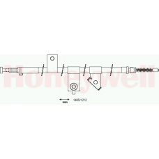 434364B BENDIX Трос, стояночная тормозная система