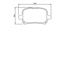 0 986 424 639 BOSCH Комплект тормозных колодок, дисковый тормоз