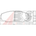 36702 ABS Комплект тормозных колодок, дисковый тормоз