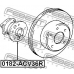 0182-ACV36R FEBEST Ступица колеса