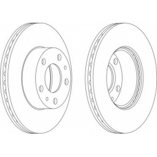 DDF767-1 FERODO Тормозной диск