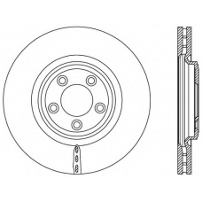 BDR2577.20 OPEN PARTS Тормозной диск