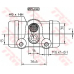 BWH142 TRW Колесный тормозной цилиндр
