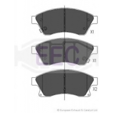 BRP1771 EEC Комплект тормозных колодок, дисковый тормоз