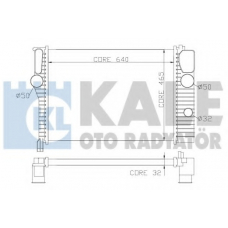 351900 KALE OTO RADYATOR Радиатор, охлаждение двигателя