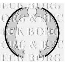 BBS6246 BORG & BECK Комплект тормозных колодок