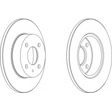 DDF045-1 FERODO Тормозной диск
