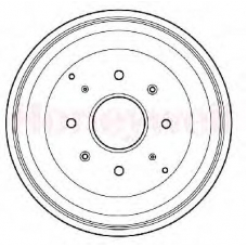 329167B BENDIX Тормозной барабан