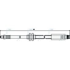 HOS3409 APEC Тормозной шланг