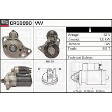 DRS9890 DELCO REMY Стартер