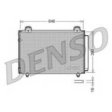 DCN50024 DENSO Конденсатор, кондиционер