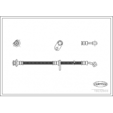 19032669 CORTECO Тормозной шланг