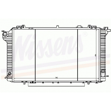 62912 NISSENS Радиатор, охлаждение двигателя