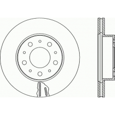 BDR1609.20 OPEN PARTS Тормозной диск