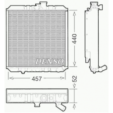 DRM14001 DENSO Радиатор, охлаждение двигателя