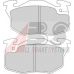 36565/1 ABS Комплект тормозных колодок, дисковый тормоз