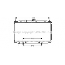 DNA2218 AVA Радиатор, охлаждение двигателя