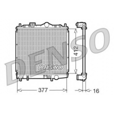 DRM45001 DENSO Радиатор, охлаждение двигателя