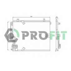 PR 0060C1 PROFIT Конденсатор, кондиционер