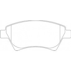 PN-0350 JNBK Колодки тормозные