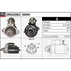 DRS3393 DELCO REMY Стартер
