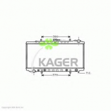 31-2915 KAGER Радиатор, охлаждение двигателя