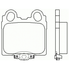 T1475 PAGID Комплект тормозных колодок, дисковый тормоз