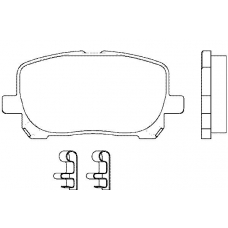 23836 167  1 4 T4047 TEXTAR Колодки тормозные