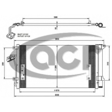 300686 ACR Конденсатор, кондиционер