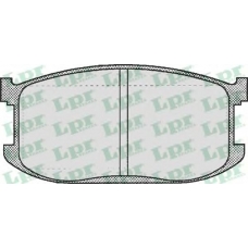 05P253 LPR Комплект тормозных колодок, дисковый тормоз