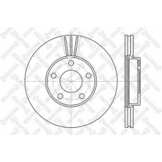 6020-4765V-SX STELLOX Тормозной диск