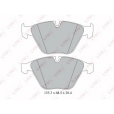 BD1415 LYNX Bd-1415 колодки тормозные передние bmw 5 (e60) 2.0-4.5 03]/7 (e65) 3.0-4.5 01-09