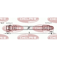 LH3645 DELPHI Тормозной шланг