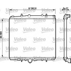 732880 VALEO Радиатор, охлаждение двигателя