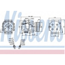 89229 NISSENS Компрессор, кондиционер