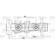 350639 VALEO Главный тормозной цилиндр