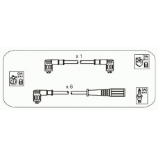 FS37 JANMOR Комплект проводов зажигания