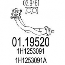 01.19520 MTS Труба выхлопного газа