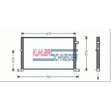 1820311 KUHLER SCHNEIDER Конденсатор, кондиционер