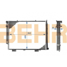 2108991 BEHR Radiator