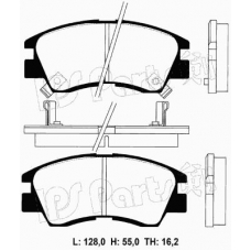 IBD-1527 IPS Parts Комплект тормозных колодок, дисковый тормоз