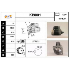 KI9001 SNRA Стартер