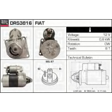 DRS3816 DELCO REMY Стартер