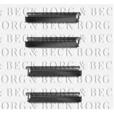BBK1106 BORG & BECK Комплектующие, колодки дискового тормоза