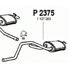 P2375 FENNO Глушитель выхлопных газов конечный