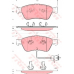 GDB1598 TRW Комплект тормозных колодок, дисковый тормоз