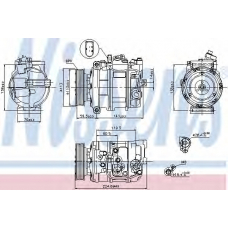 89091 NISSENS Компрессор, кондиционер