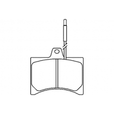 20594 130  0 4 T4078 TEXTAR Колодки тормозные